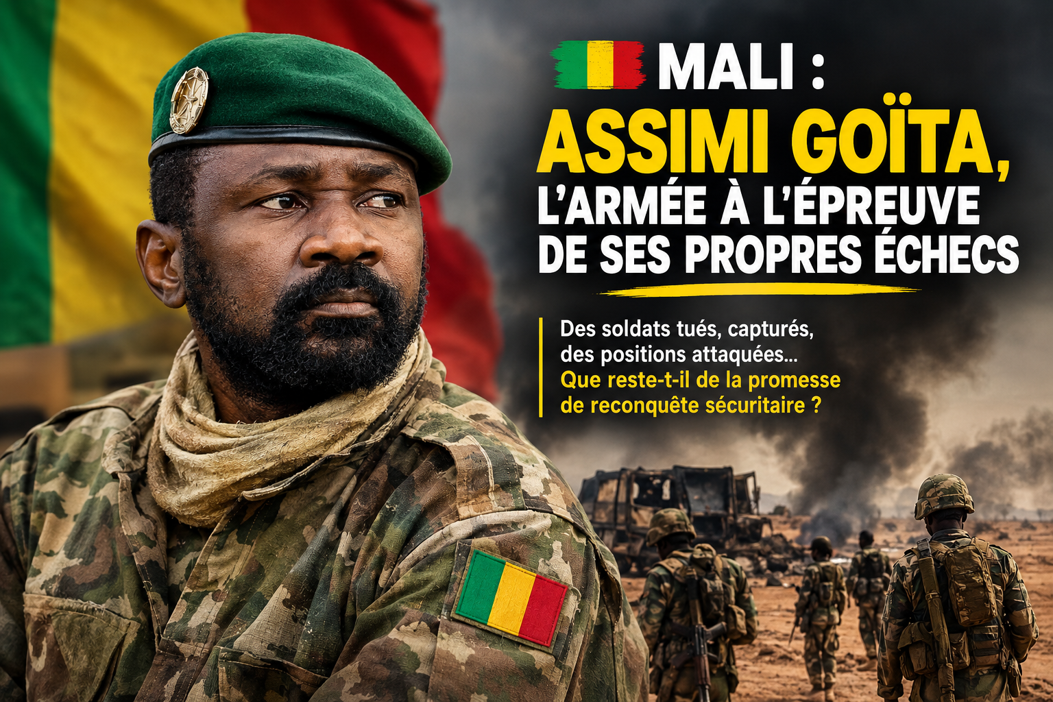 Au Mali, les défaites à répétition de l&rsquo;armée redessinent le coût réel de la promesse sécuritaire