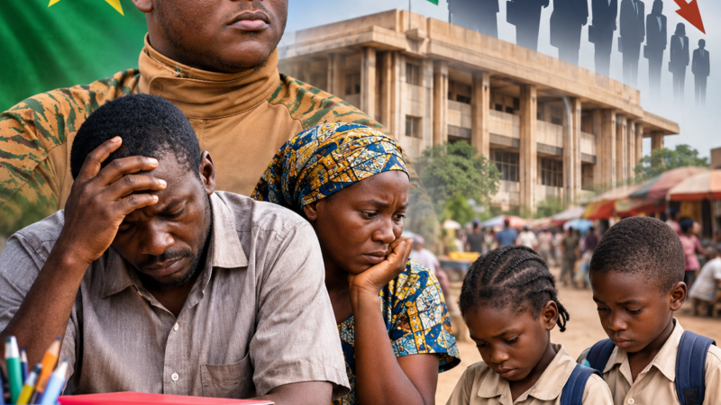 Fonction publique au Burkina Faso : quand la baisse des effectifs bouleverse le quotidien des familles