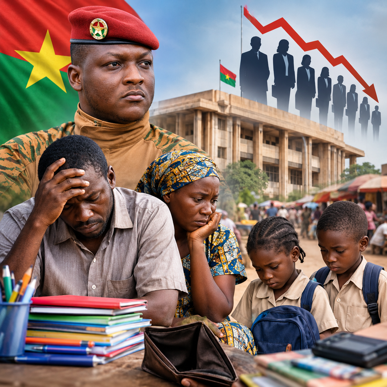 Fonction publique au Burkina Faso : quand la baisse des effectifs bouleverse le quotidien des familles