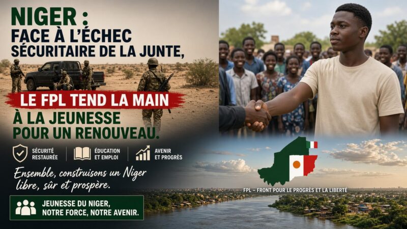 Au Niger, l&rsquo;appel du FPL à la jeunesse : les conséquences déjà visibles