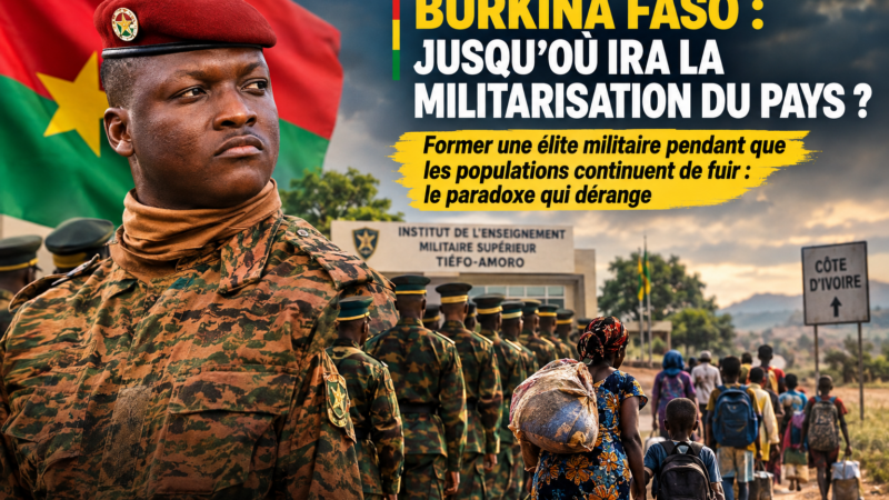 Militarisation au Burkina Faso : ce que la nouvelle école militaire change pour les citoyens