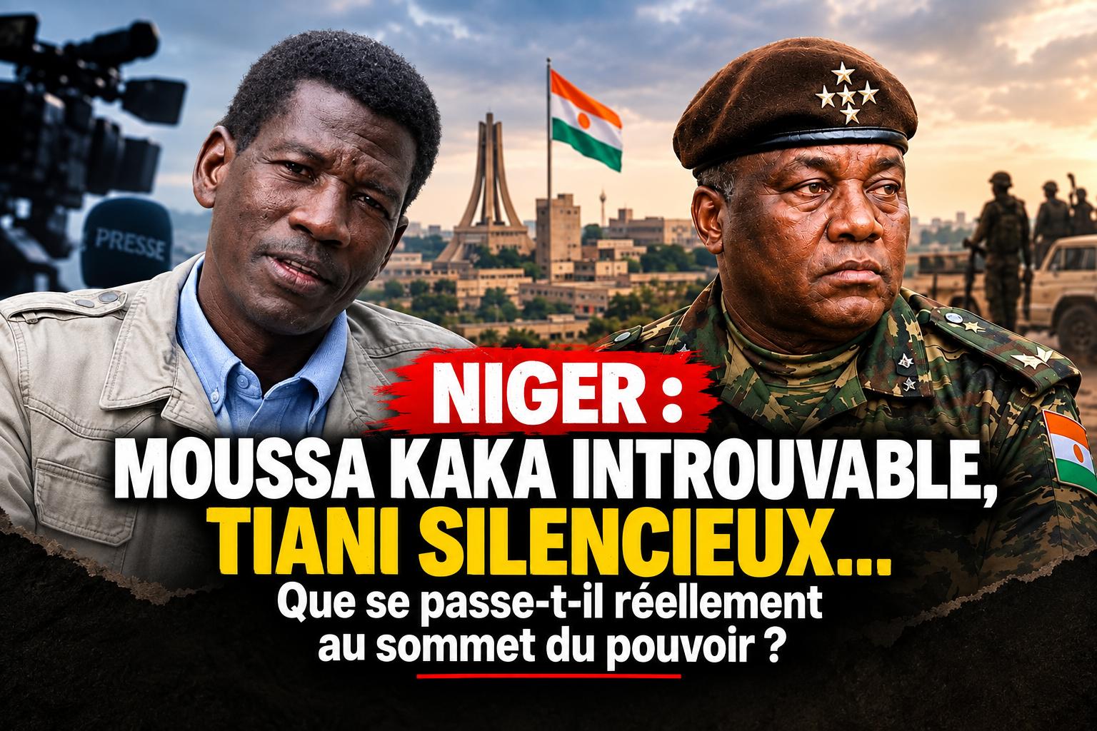 Niger : disparition de Moussa Kaka et silence du général Tiani, l&rsquo;opacité au sommet de l&rsquo;État