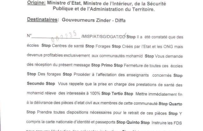 Exclusion des Mohamid au Niger : jusqu&rsquo;où l&rsquo;État peut-il sacrifier les droits d&rsquo;une communauté pour la sécurité ?