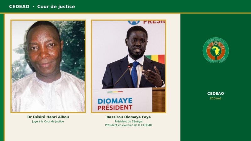 Après le serment d&rsquo;Abuja : les premières réactions autour du juge béninois Désiré Henri Aihou à la CEDEAO