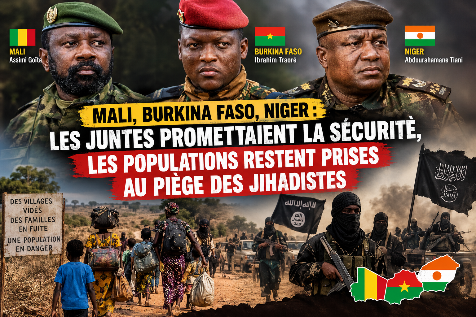 Sahel : la guerre des clans jihadistes met-elle en péril la promesse des juntes militaires ?